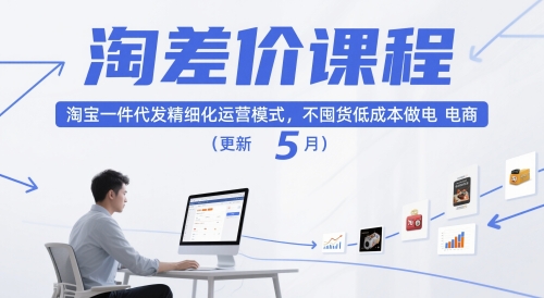 4d6ac422ed1b250.jpg 淘差价课程,淘宝一件代发精细化运营模式,不囤货低成本做电商(更新10月)