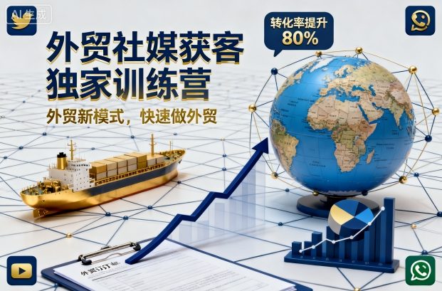 67dc0aca7651c98.jpg 外贸社媒获客独家训练营,外贸新模式,快速做外贸