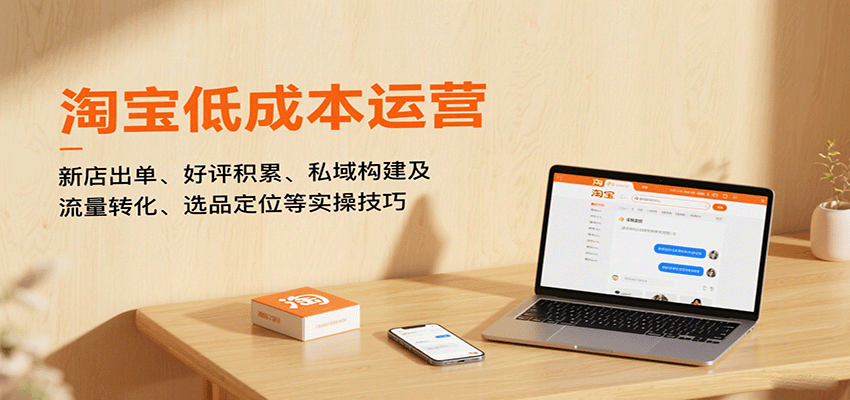 77f65a20aee2a68.png 淘宝低成本运营,新店出单、好评积累、私域构建及流量转化、选品定位等(更新10月)