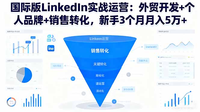 9c78b53d0d4e1f4.jpg (16397期)国际版LinkedIn实战运营:外贸开发+个人品牌+销售转化,新手3个月月入5万+