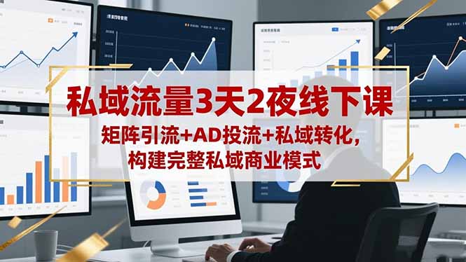 65d67a07f07e7df.jpg (16483期)私域流量3天2夜线下课,矩阵引流+AD投流+私域转化,构建完整私域商业模式