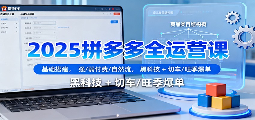 a3604b81030a26b.jpg 2025拼多多全运营课:基础搭建,强/弱付费/自然流,黑科技 + 切车/旺季爆单