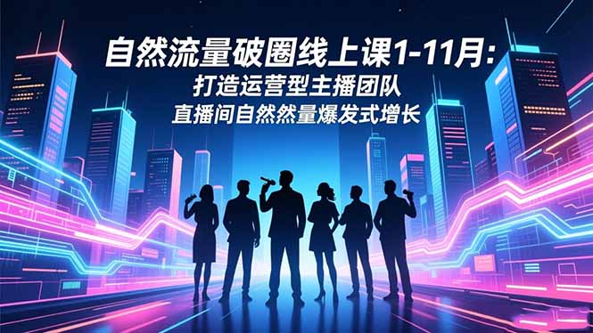 ab3cc005160d3b3.jpg (16582期)自然流量破圈线上课1-11月:打造运营型主播团队 直播间自然流量爆发式增长