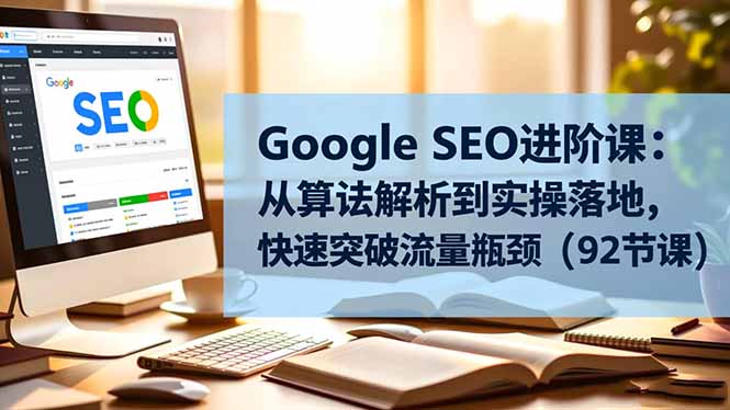 d77e4aa4c40f145.jpg (16576期)Google SEO进阶课:从算法解析到实操落地,快速突破流量瓶颈(92节课)