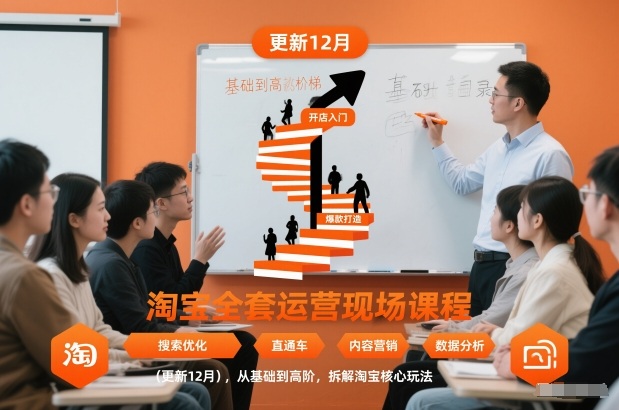 3d215bbe876ddb7.jpg 淘宝全套运营现场课程(更新12月),从基础到高阶,拆解淘宝核心玩法