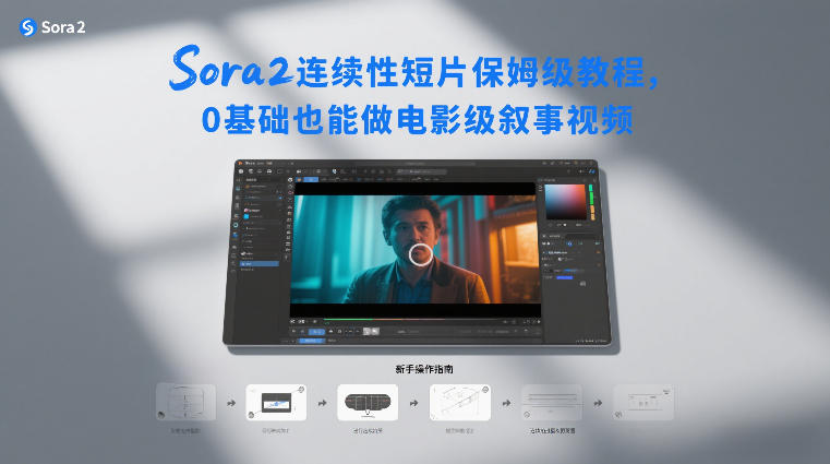 e3fbe91998087ed.jpg Sora2连续性短片保姆级教程,0基础也能做电影级叙事视频