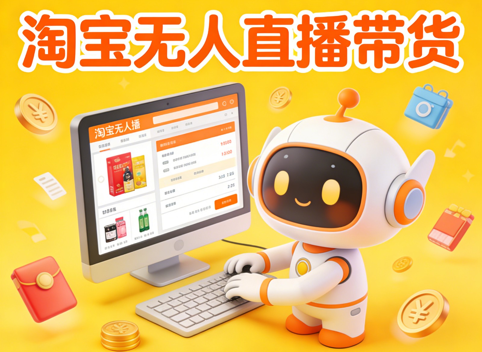 f7d687429cf470d.jpg 淘宝无人直播带货,24小时自动卖货,月佣金1W+,不违规不封号,不用露脸