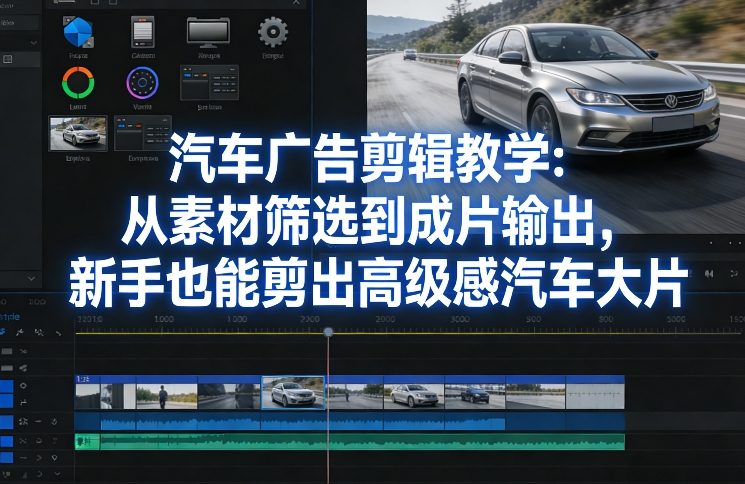 34bb749bdccad5d.jpg 汽车广告剪辑教学:从素材筛选到成片输出,新手也能剪出高级感汽车大片