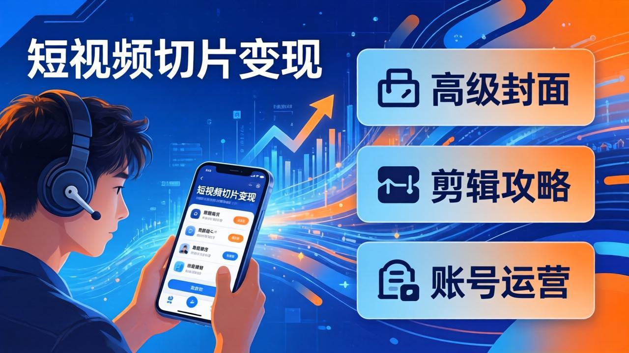 0f08ae7012f1cbb.jpeg (17758期)短视频切片变现速成班2.0:高级封面+剪辑攻略+账号运营,0基础小白快速入局副业