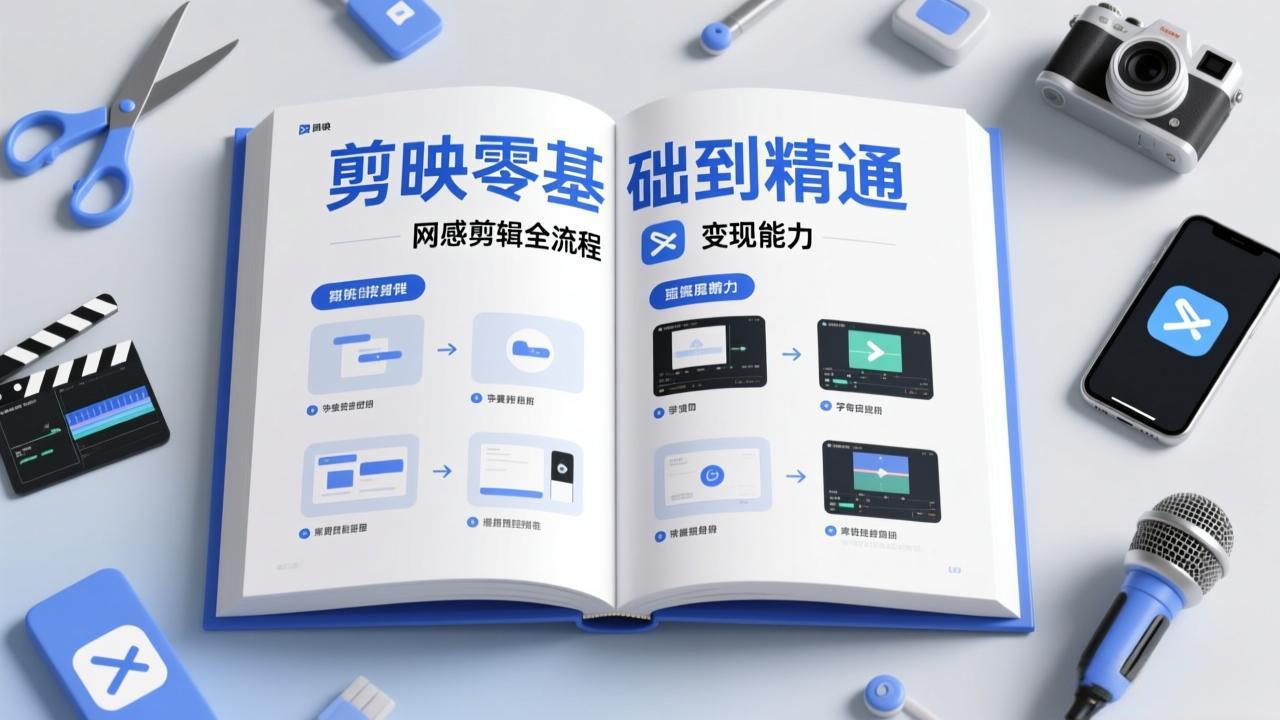 d8dd8714fe80c7e.jpeg (17473期)剪映零基础也能快速上手,从入门到精通掌握网感剪辑全流程,掌握能直接变现的剪辑能力