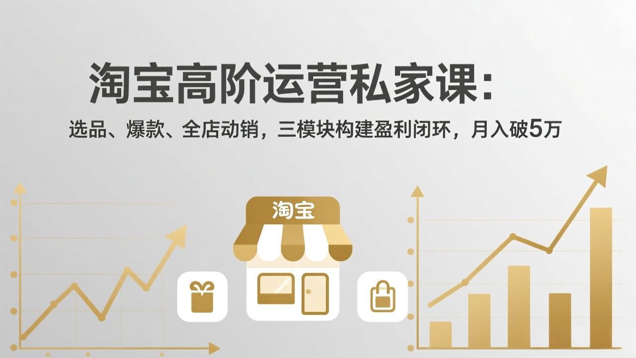 cf02b8967e4ec22.jpeg (17904期)淘宝高阶运营私家课(更新26年4月):选品、爆款、全店动销,三模块构建盈利闭环,月入破5万