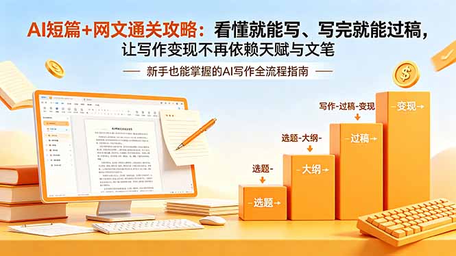 1faf690988319f0.jpg (18485期)AI短篇+网文通关攻略-更新4月:看懂就能写、写完就能过稿,让写作变现不再依赖天赋与文笔