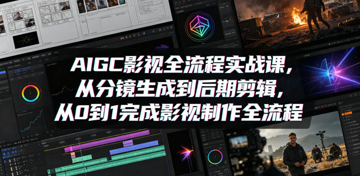 5f3f2228720c437.jpg AIGC影视全流程实战课,从分镜生成到后期剪辑,从0到1完成影视制作全流程