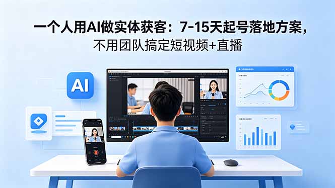 6489e7061563e09.jpg (18432期)一个人用AI做实体获客:7-15天起号落地方案,不用团队搞定短视频+直播