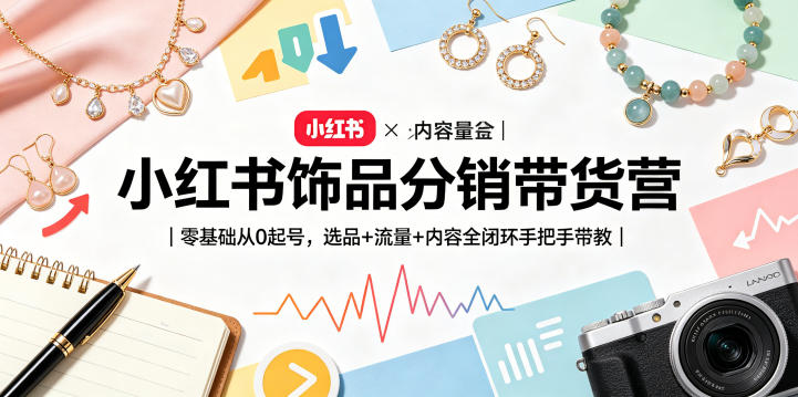 cabd0920817f0c9.jpg 小红书饰品分销带货营|零基础从0起号,选品+流量+内容全闭环手把手带教(更新0527)