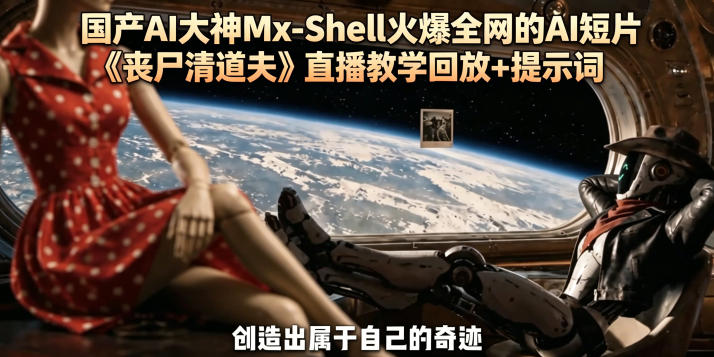 d69a715fd379e79.jpg 国产AI大神Mx-Shell火爆全网的AI短片《丧尸清道夫》直播教学回放+提示词