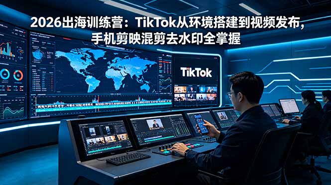 08e49e1e2f9723f.jpg (18875期)2026出海训练营:TikTok从环境搭建到视频发布,手机剪映混剪去水印全掌握