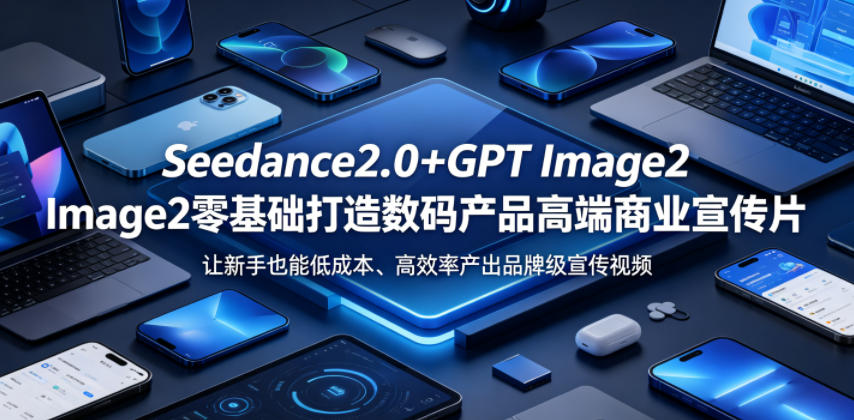 ad62c5f1028908e.jpg Seedance2.0+GPT Image2零基础打造数码产品高端商业宣传片,让新手也能低成本、高效率产出品牌级宣传视频