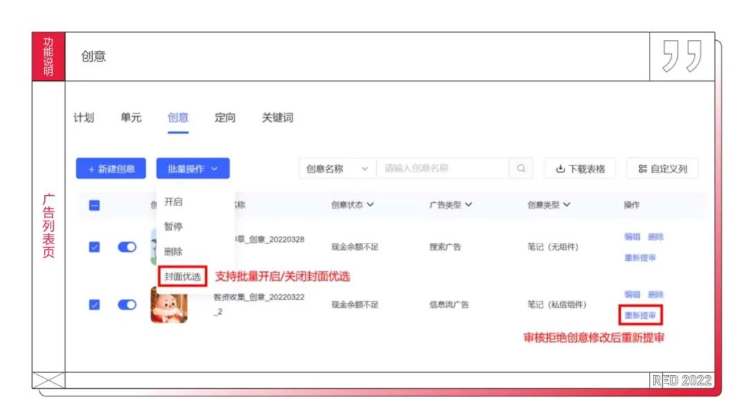 分享工具  | 小红书聚光平台操作说明