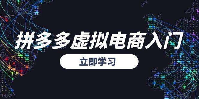 （15158期）拼多多虚拟电商入门，精准选品方法论，无货源模式起盘技巧