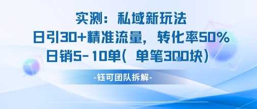 9edf190c30e2411.jpg 实测私域新玩法日引30加精准流量转化率50%日销5-10单每笔3张