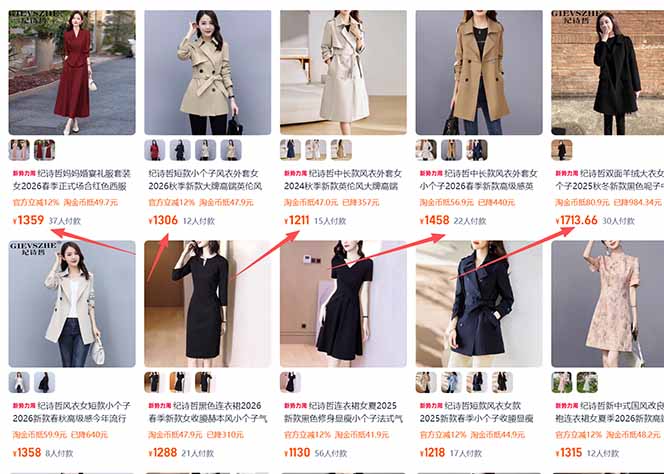 （18091期）【超强副业】淘宝超高价女装项目：1单赚1000多，可工作室放大（共52节）